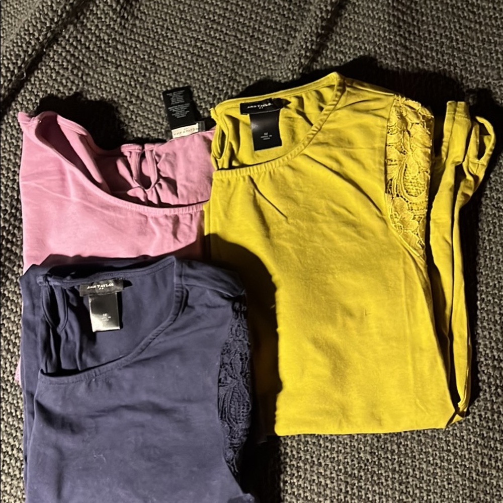 3 Ann Taylor Tops